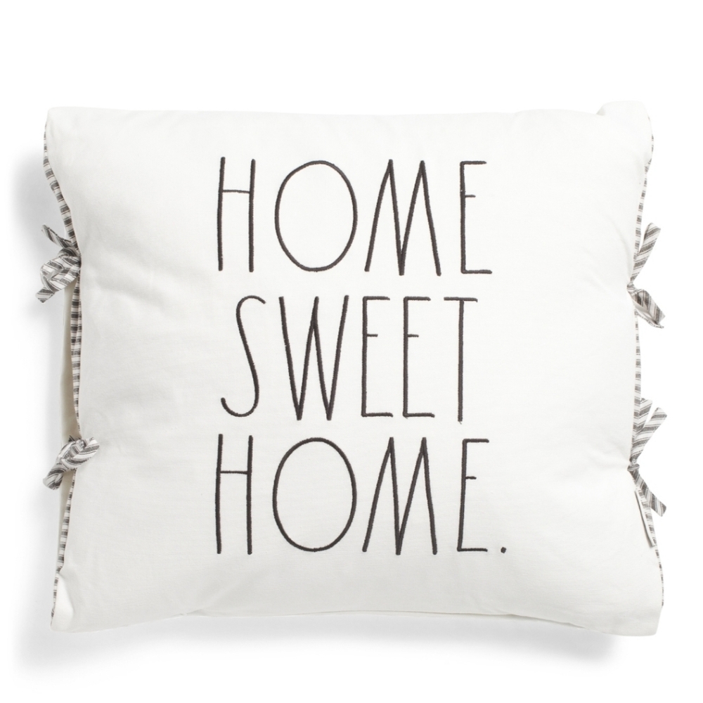 Rae dunn- home sweet home pillow